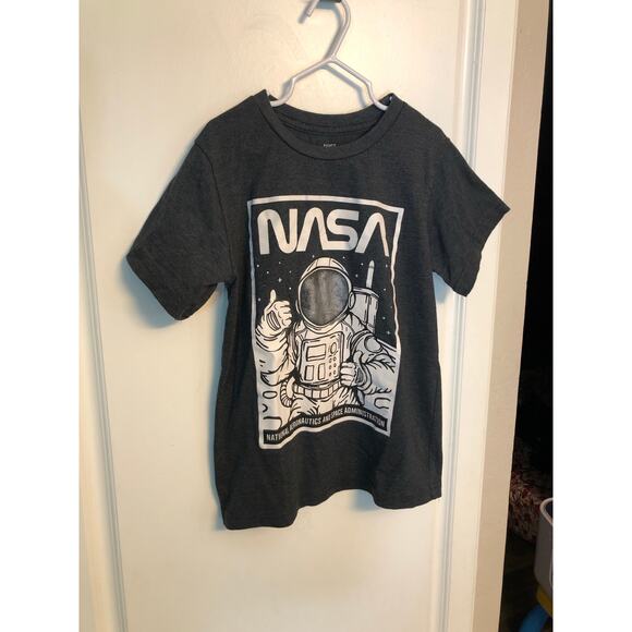 Eighty Eight Brand boys NASA grey graphic t-shirt Size 7 - Picture 1 of 4